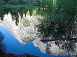  Ansicht Reiseführer  Der Half Dome spiegelt sich im Mirror Lake