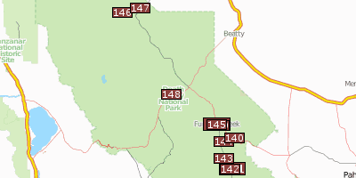 Furnace Creek Stadtplan