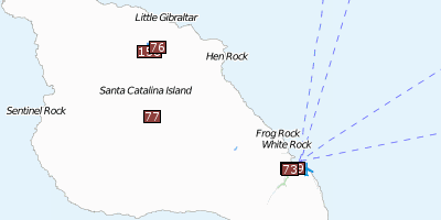 Stadtplan Santa Catalina Island Kalifornien